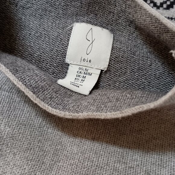 NWOT! JOIE NORDIC FAIR ISLE MOCK NECK SWEATER - Picture 5 of 7